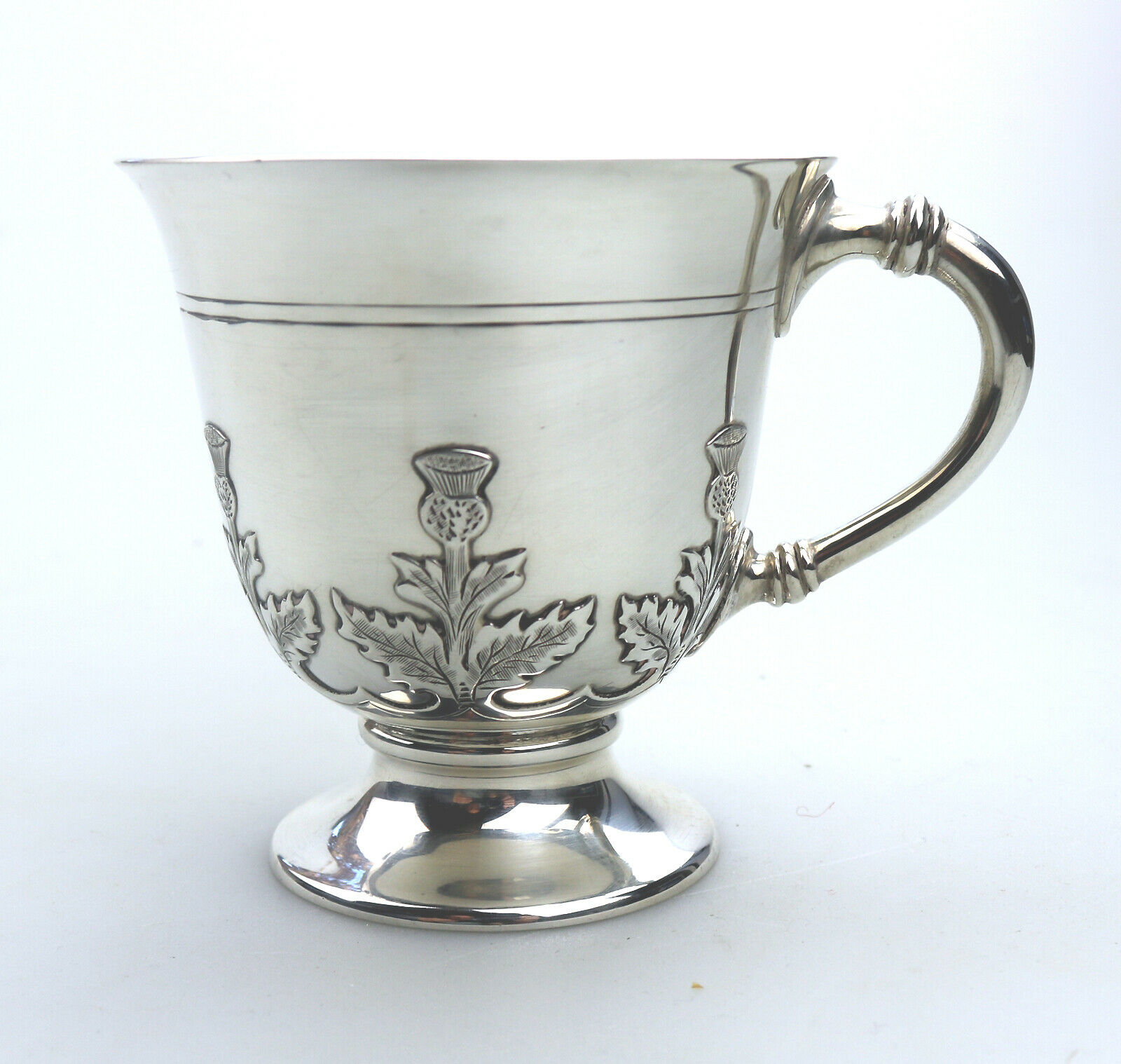 A fine & rare Scottish solid silver Tankard by Hamilton & Inches C.1922 - Image 3 of 8