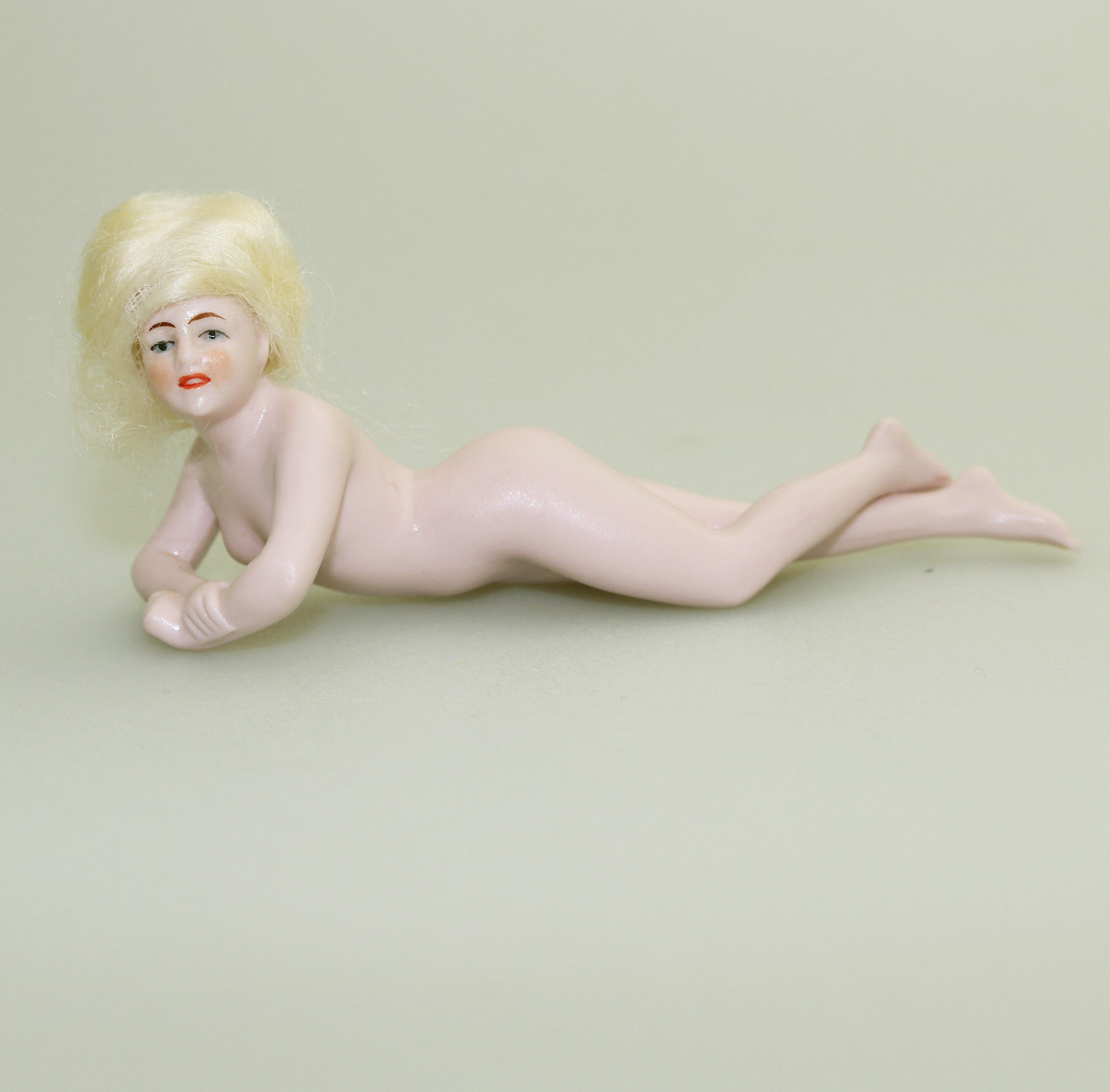 A stunning bathing beauty / half doll with hair C.1910-1920'S - Image 3 of 7