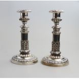 A superior pair of Old Sheffield Candlesticks by Mathew Boulton C.1800