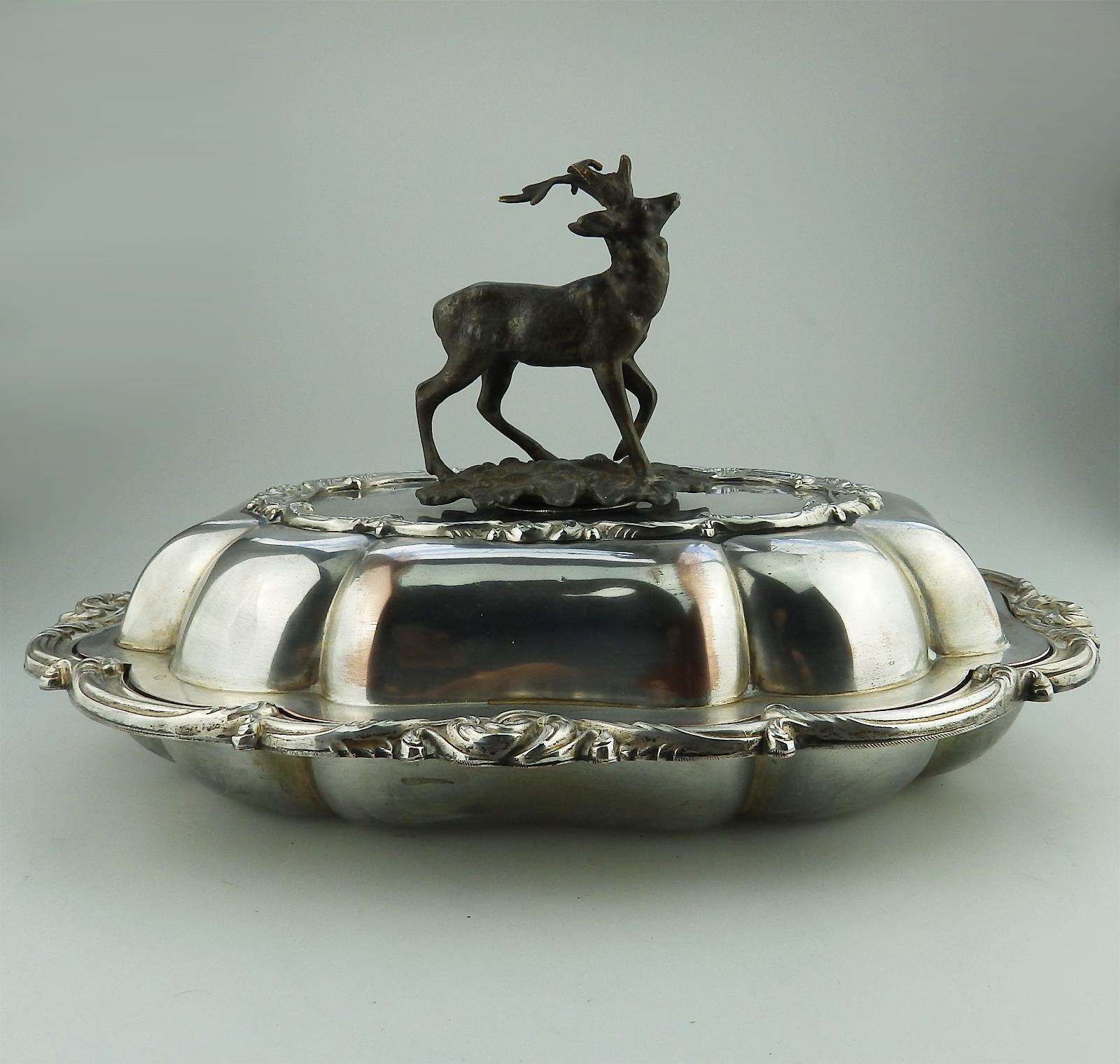 A Transition Period novelty Silver Plate Venison Dish 1840 - Image 2 of 15