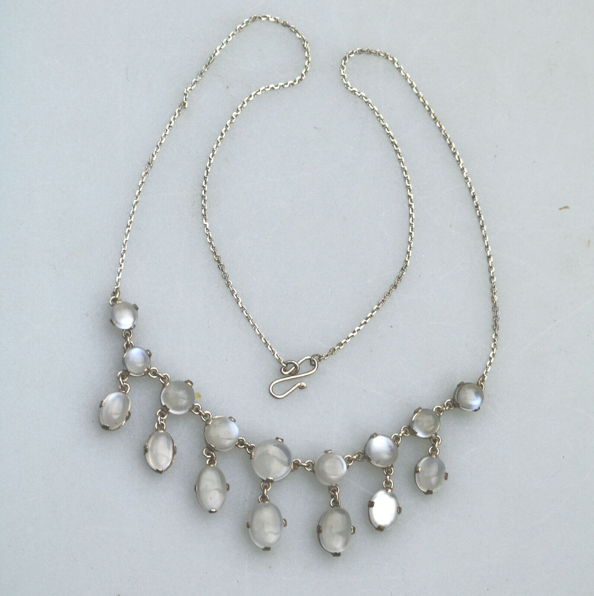 A fine Moonstone & solid silver Necklace, boxed - Image 2 of 5