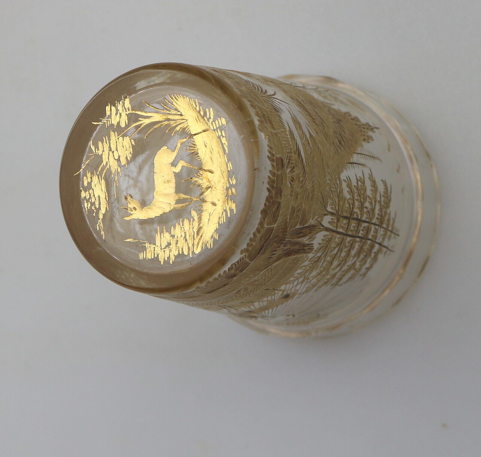 An extremely rare & exceptional St Hubert glass Beaker C.18th/early 19thC - Image 10 of 10