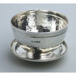 An Arts & Crafts solid silver Bowl on Stand Chester by Nathan & Hayes C.1905