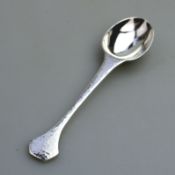 A Liberty & Co Arts & Crafts solid silver Serving / Preserve Spoon C.1909