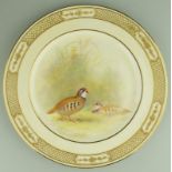 A good Royal Dolton hand painted Cabinet Plate painted by T Wilson C.1900