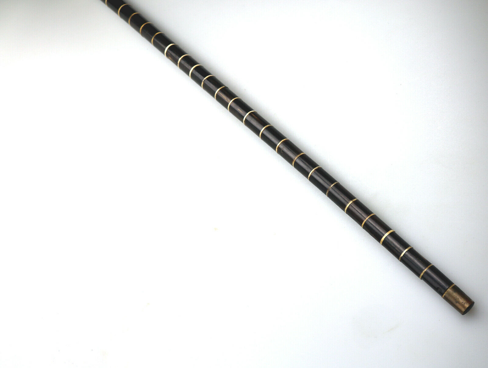 A rare Colonial sectional grotesque handled Walking Stick / Cane 19thC - Image 5 of 11