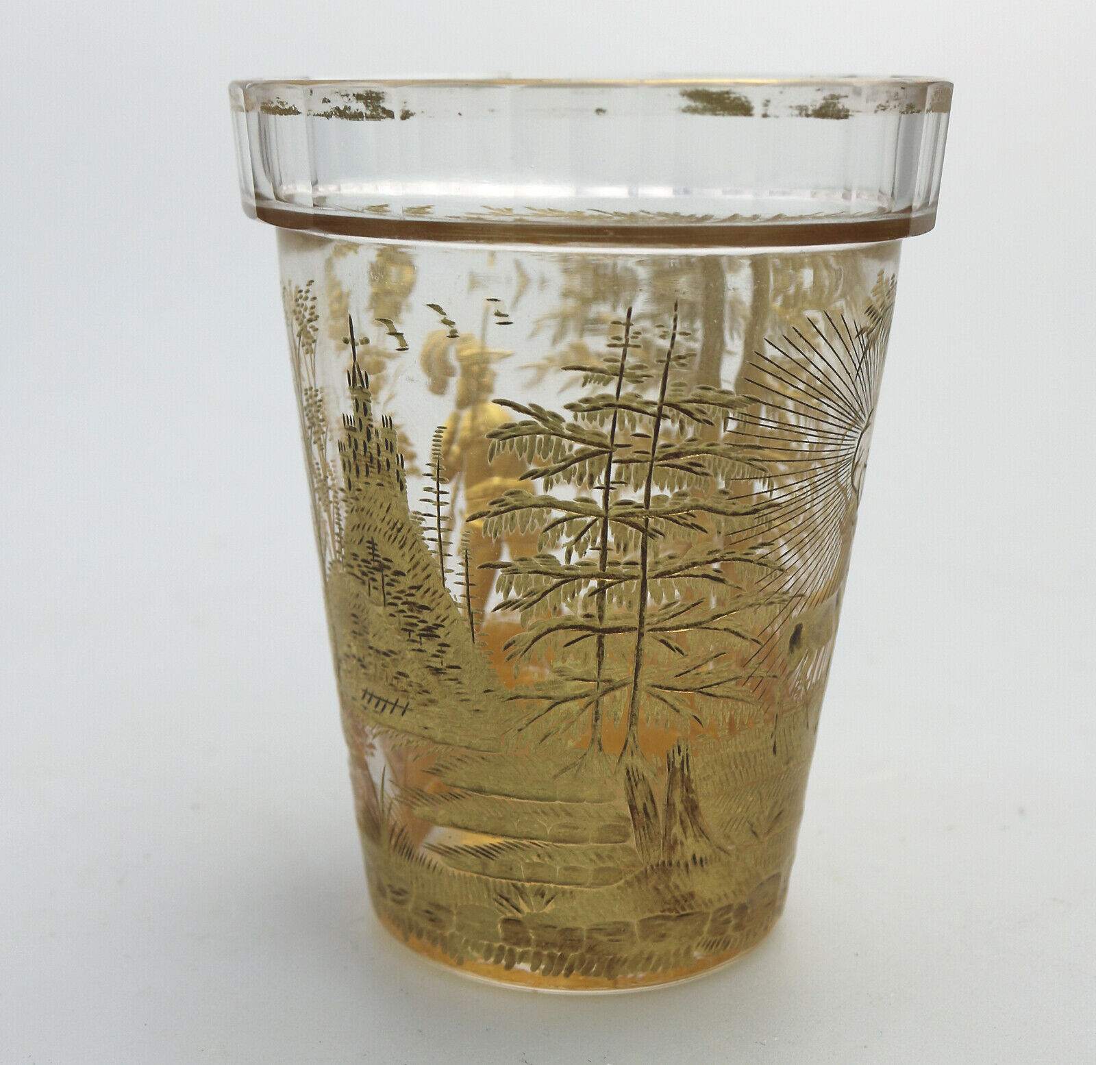 An extremely rare & exceptional St Hubert glass Beaker C.18th/early 19thC - Image 7 of 10