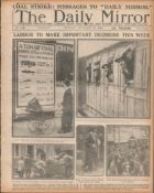 1920 Coal Miners National Strike Collection 4 Original Newspapers.