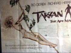 Large Original Framed Poster, Tarzan The Apeman Bo Derek,
