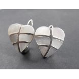 Silver Earrings With Mother Of Pearls