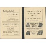 Collection Of 16 Original 1920'S Dublin Traders Advertisement Prints.