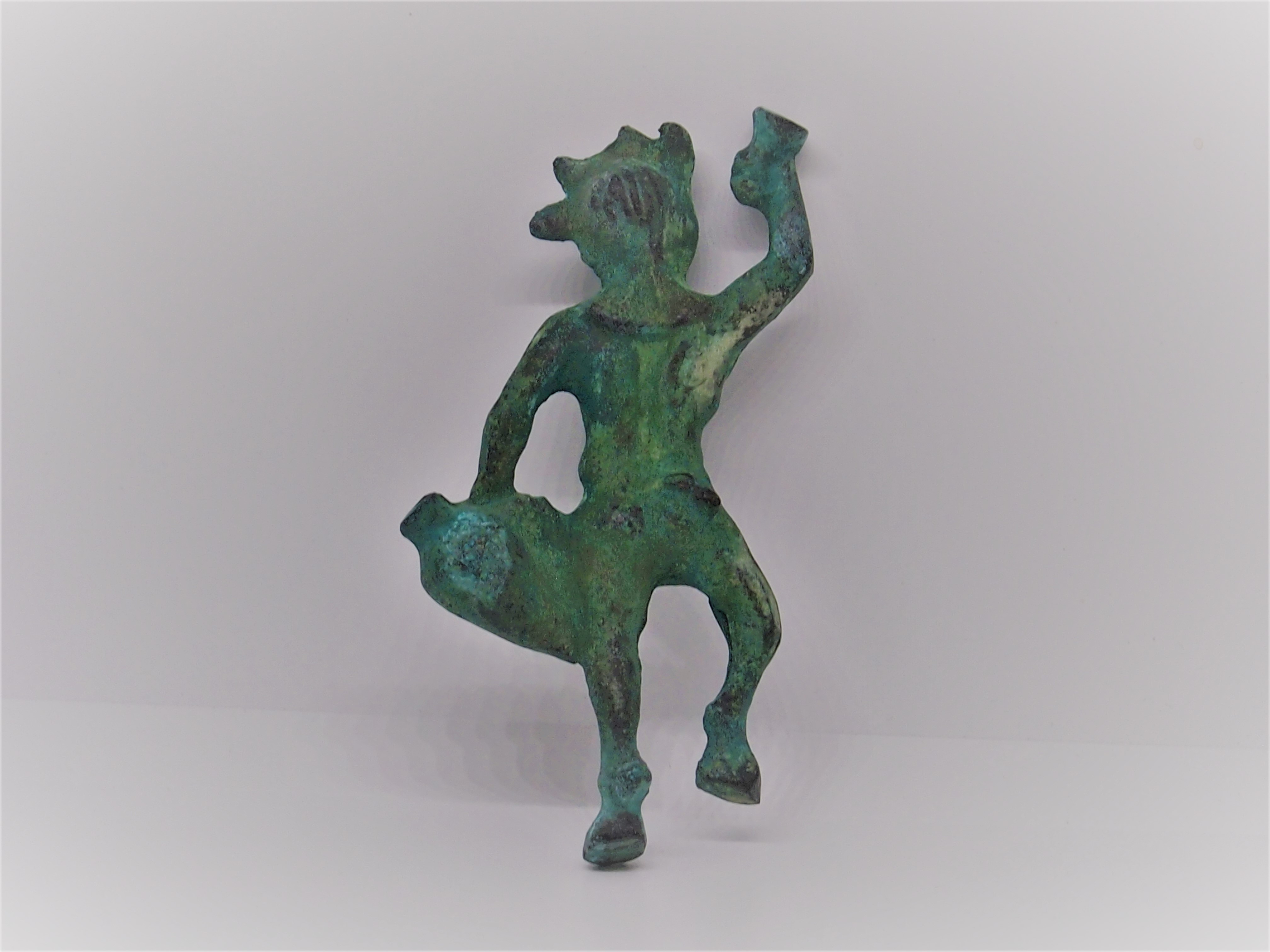 Roman Satyr Statuette - Image 4 of 5