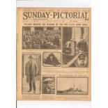 Original Sunday Pictorial Newspaper Aug 27 1922 The Funeral Of Michael Collins