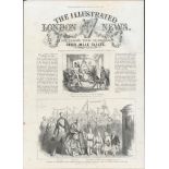 Set 4 Antique Prints Celebrating St Patricks Day 1844, 1847, 1900