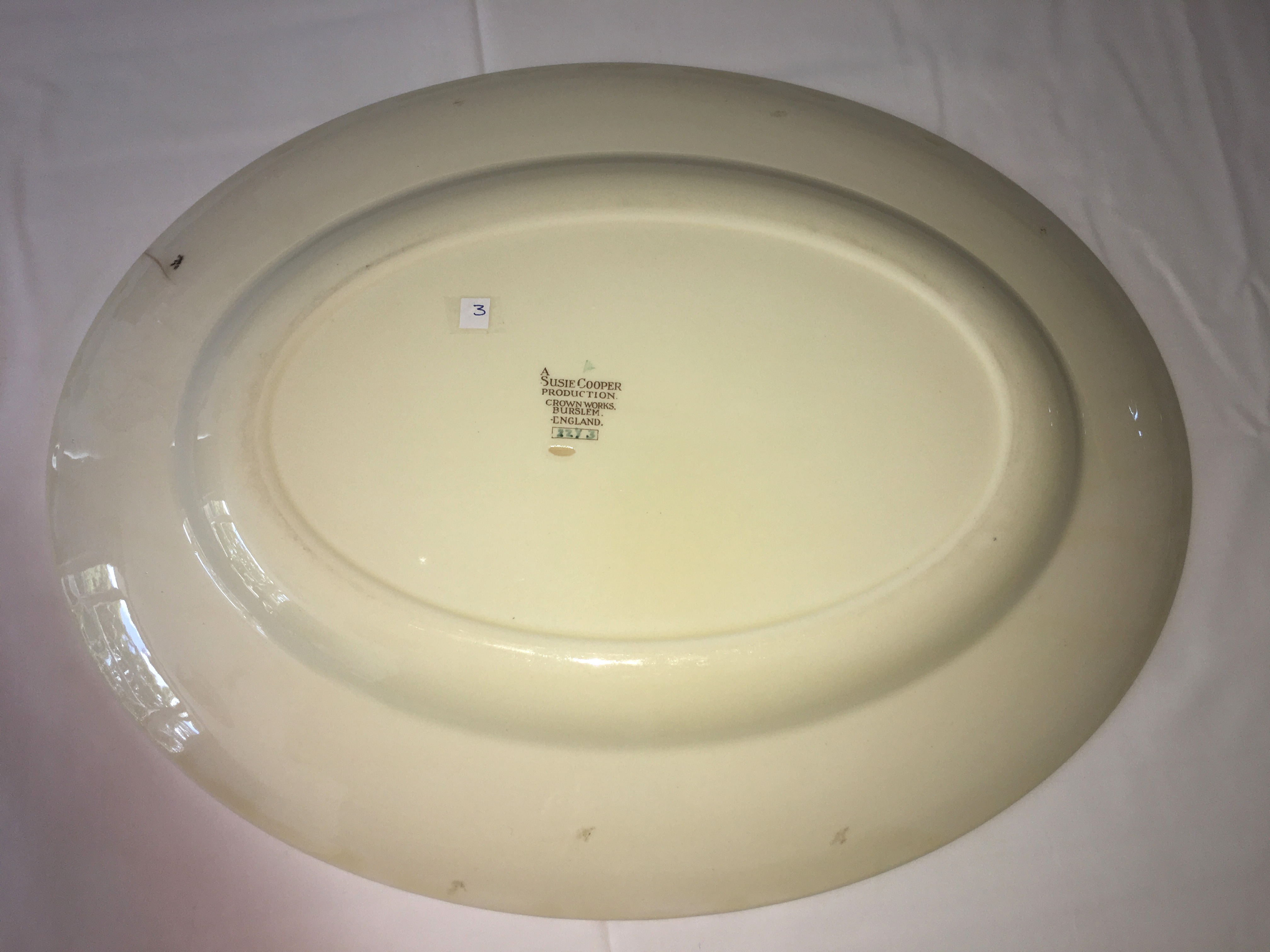 Susie Cooper 1950S Large Oval Serving Platter - Image 2 of 3