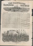 Antique Front Page 1848 William Smith O'Brien Prison Irish State Trials