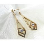 Hinged Gold Earrings