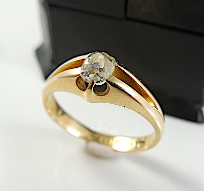 18 K Gold Ring With 0.42 Ct Diamond - Image 8 of 14