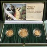 2007 Uk Gold Proof Sovereign Set