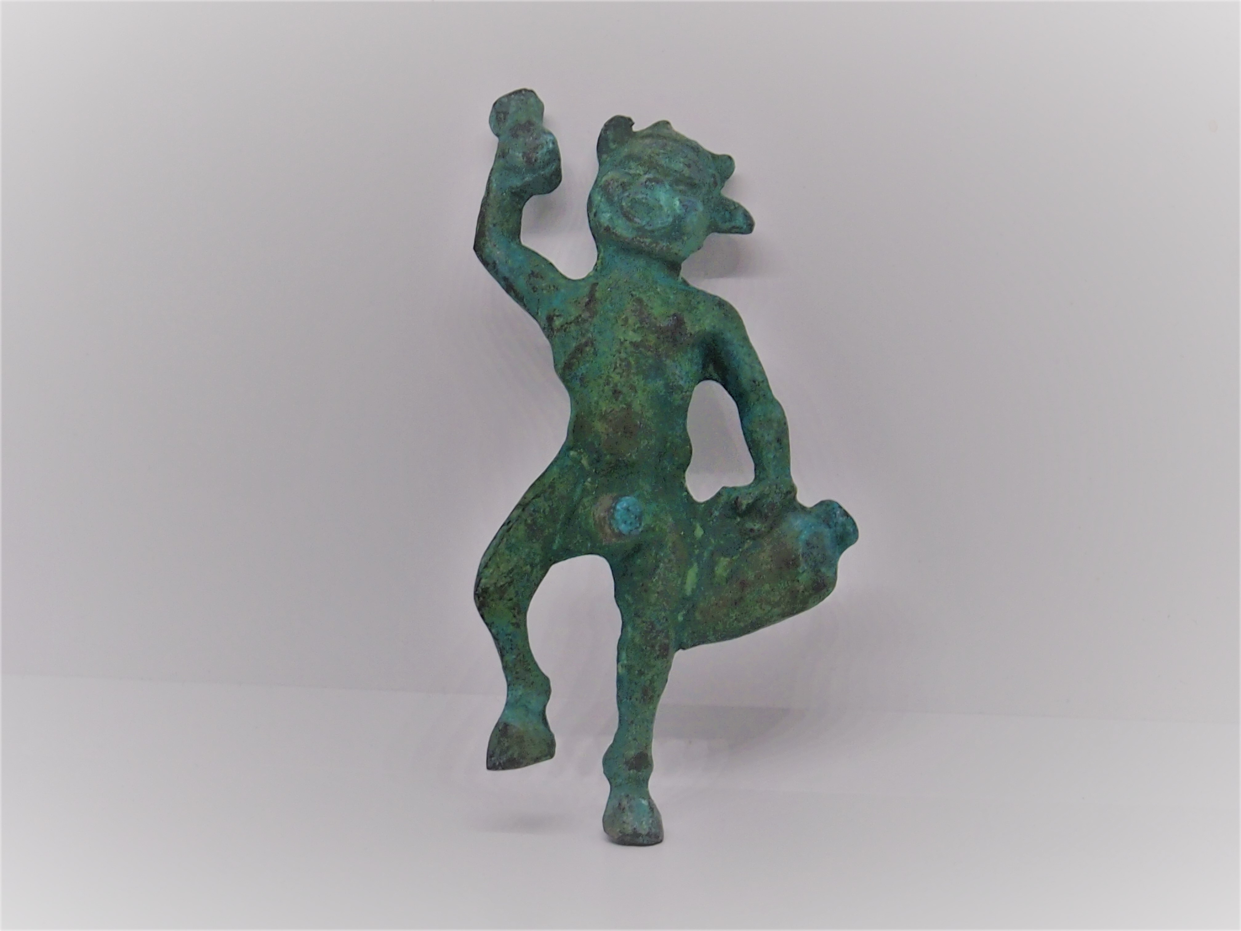 Roman Satyr Statuette - Image 3 of 5