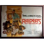 Original Framed Poster, Raiders Of The Lost Ark, Harrison Ford