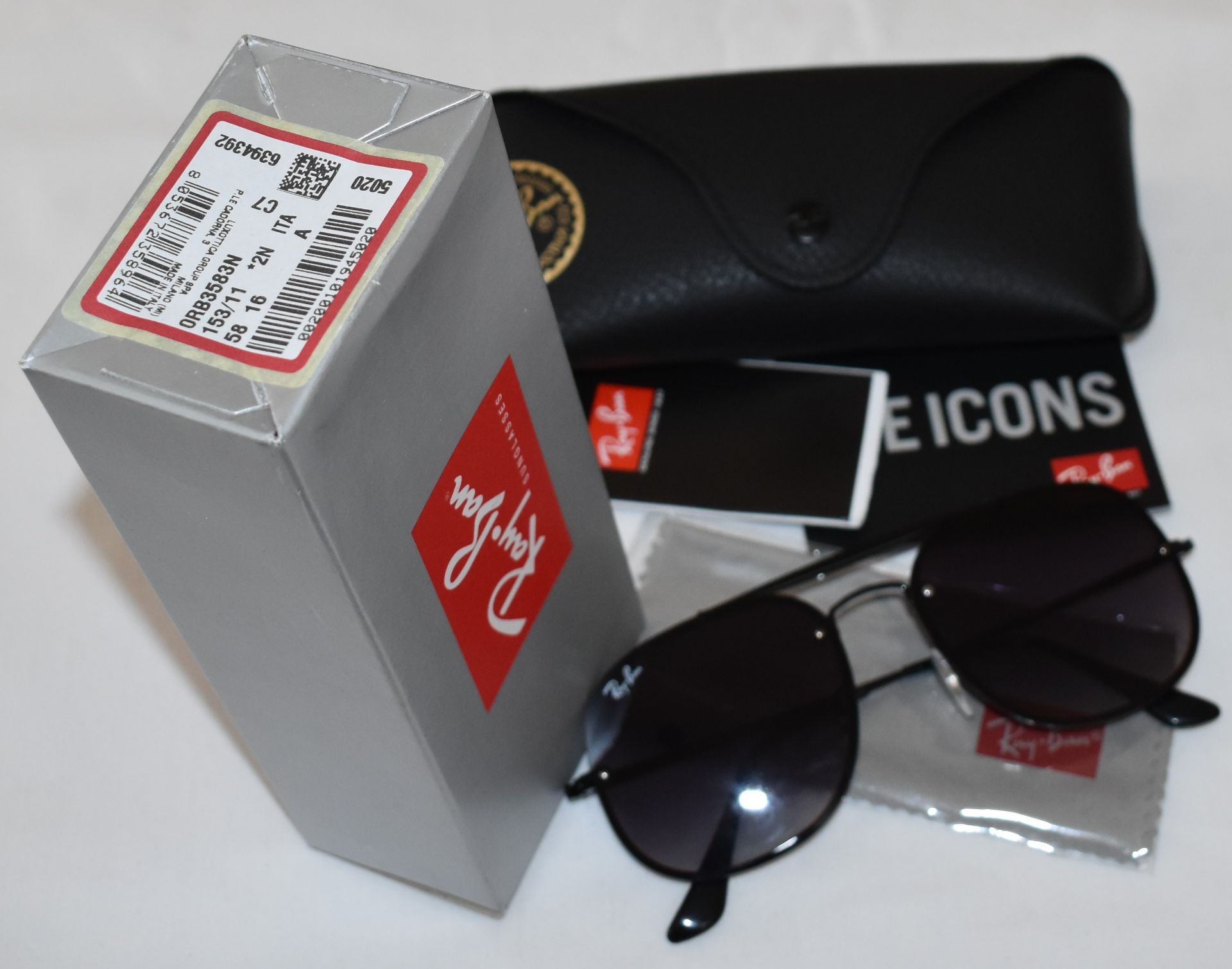 Ray Ban Sunglasses ORB3583N 153/11 - Image 2 of 2