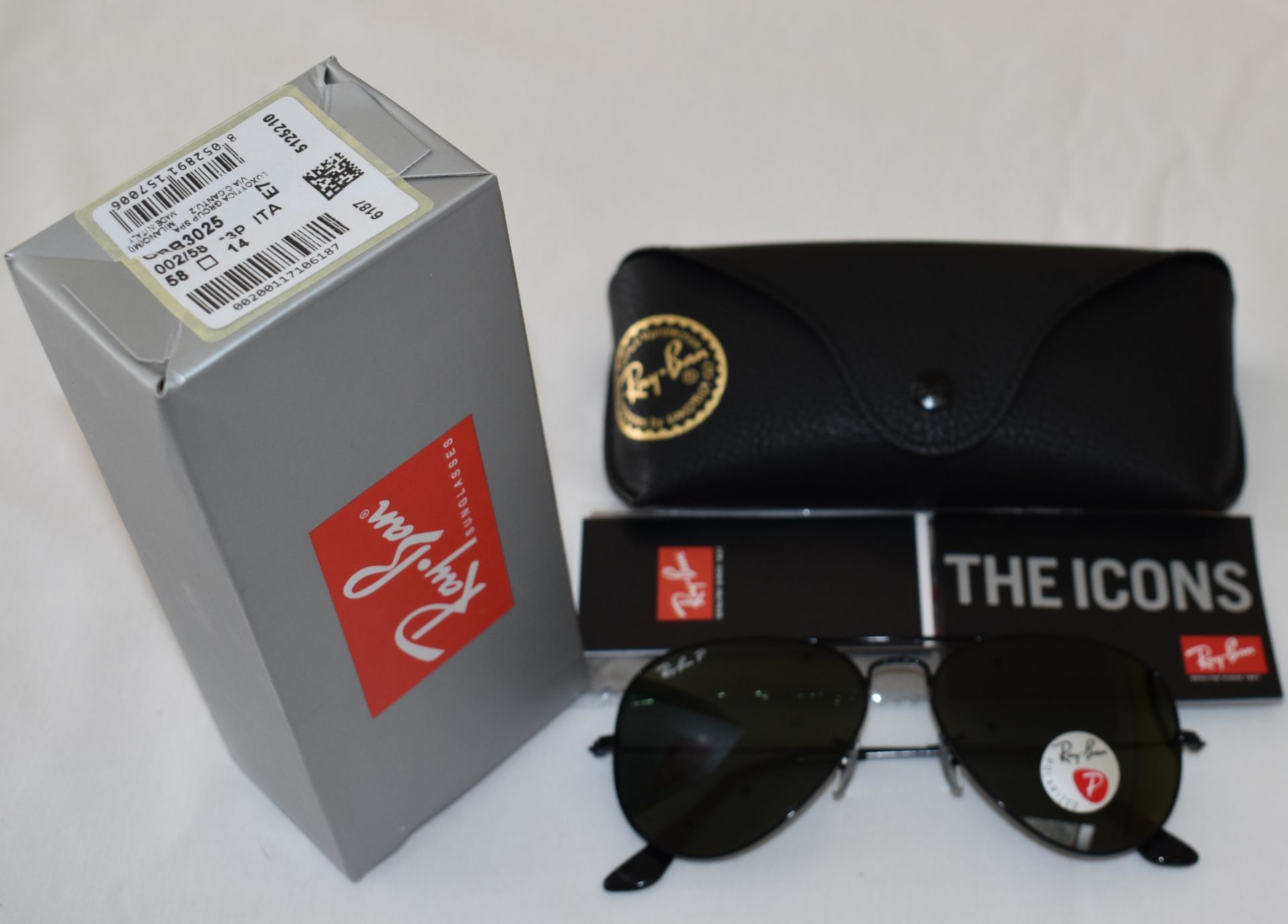 Ray Ban Sunglasses ORB3025 002/58 - Image 2 of 2