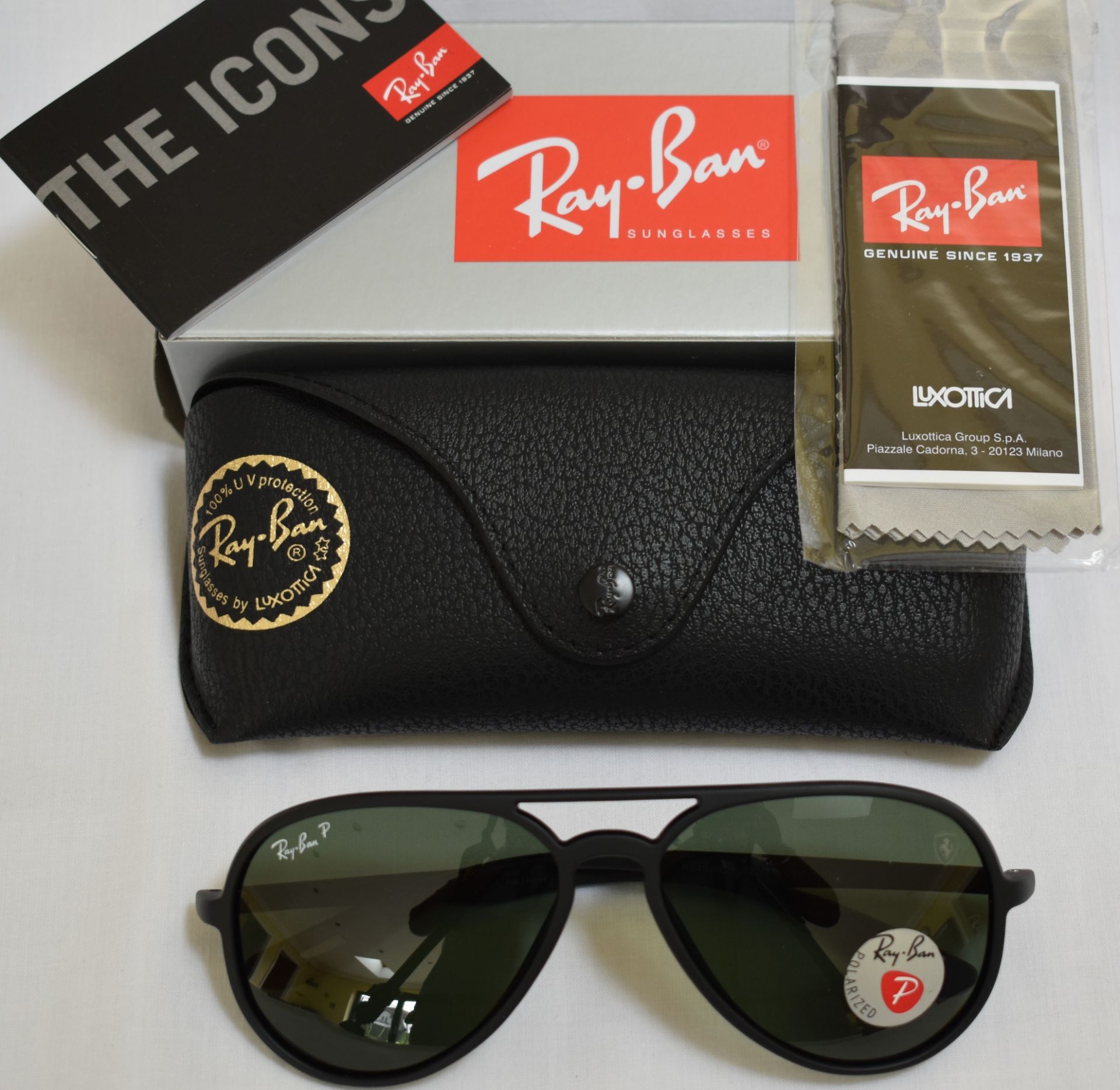 Ray Ban Sunglasses (Ferrari) ORB4320CH 622/71 *3P
