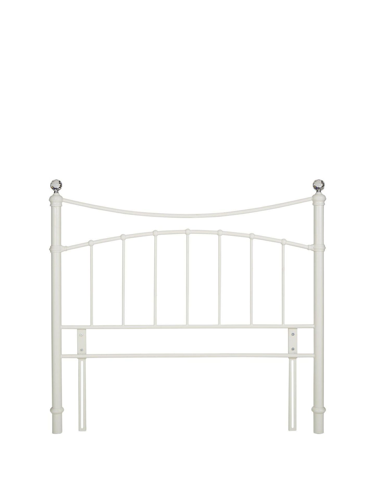 Boxed Item Glisten King Headboard [Cream] 130X152X0Cm Rrp:£148.0