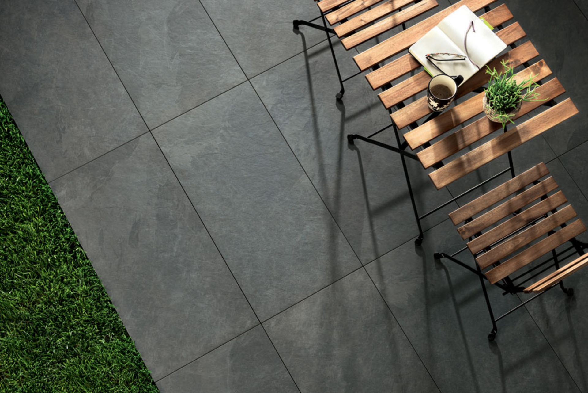 Slab Coke 20MM Outdoor 60X60CM High Quality Italian Porcelain tiles 2 pallets - Image 4 of 4