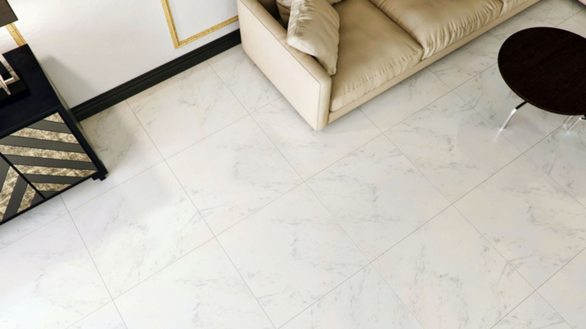 Premium White - 60x120cm 8mm Polished Porcelain Tile - Full Body - 2 Pallet - Image 6 of 7