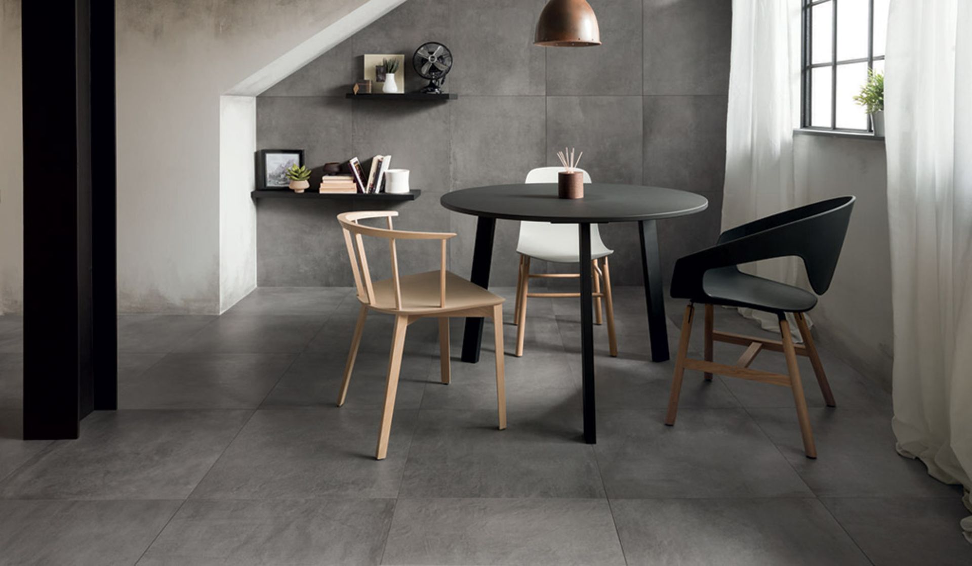 Wide Steel 9MM 60X60CM High Quality Italian Porcelain tiles 2 pallets - Image 2 of 2