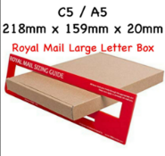 5000 x C5 /A5 Pip Box Shipping Mail Postal Small Letter Boxes