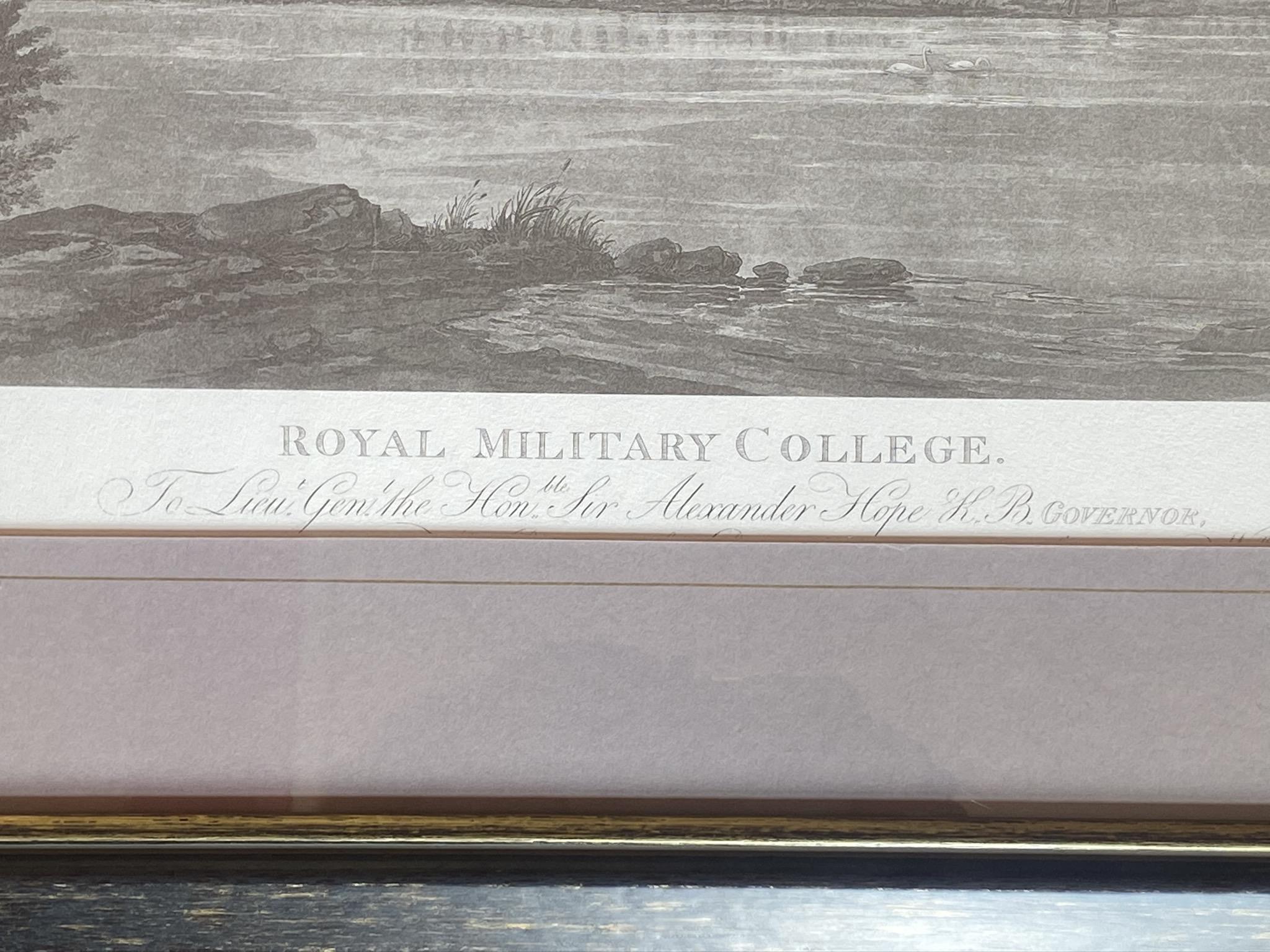 Large Royal Military Collage Sandhurst Engraving by W J Bennett published by J S Virtue London - Image 5 of 5