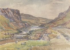 Samuel John Lamorna Birch R.A. (1869-1955) signed watercolour "Entrance to Loch Maree"