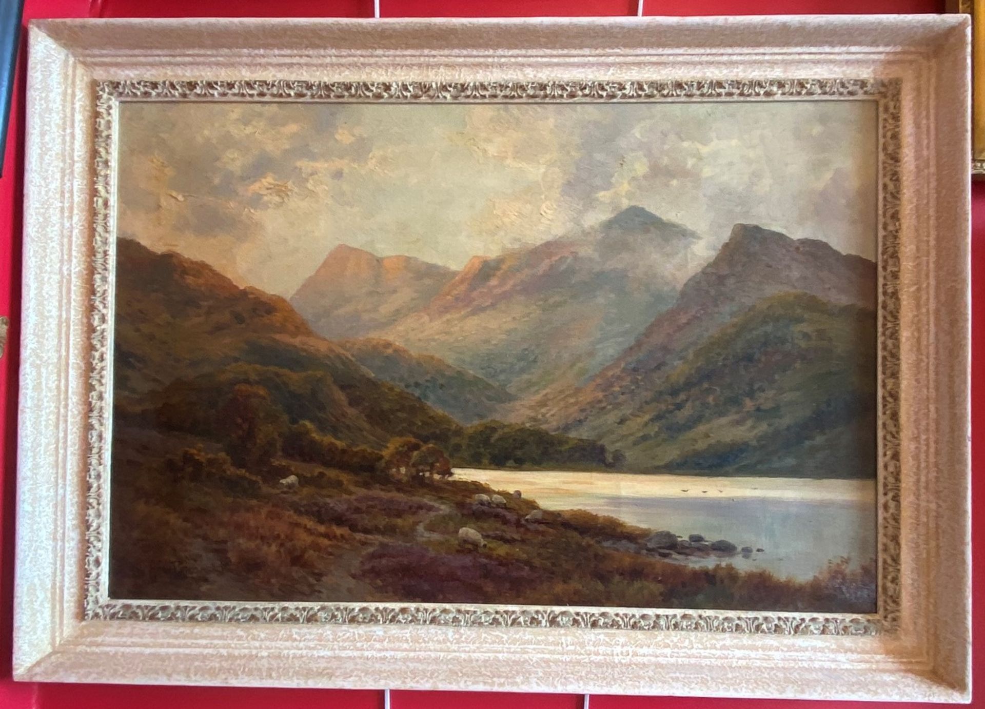 Alfred Fontville de Breanski 1877-1957 exhibited RA, RBA signed original Oil Landscape view - Image 2 of 2