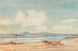 Peter Macgregor Wilson Scottish 1856-1928 RSA watercolour Near Bowmore, Islay
