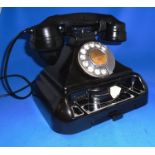 1930s Telephone Pyramid GPO King with Intercom Switching 232 Series Bakelite Telephone With Interco