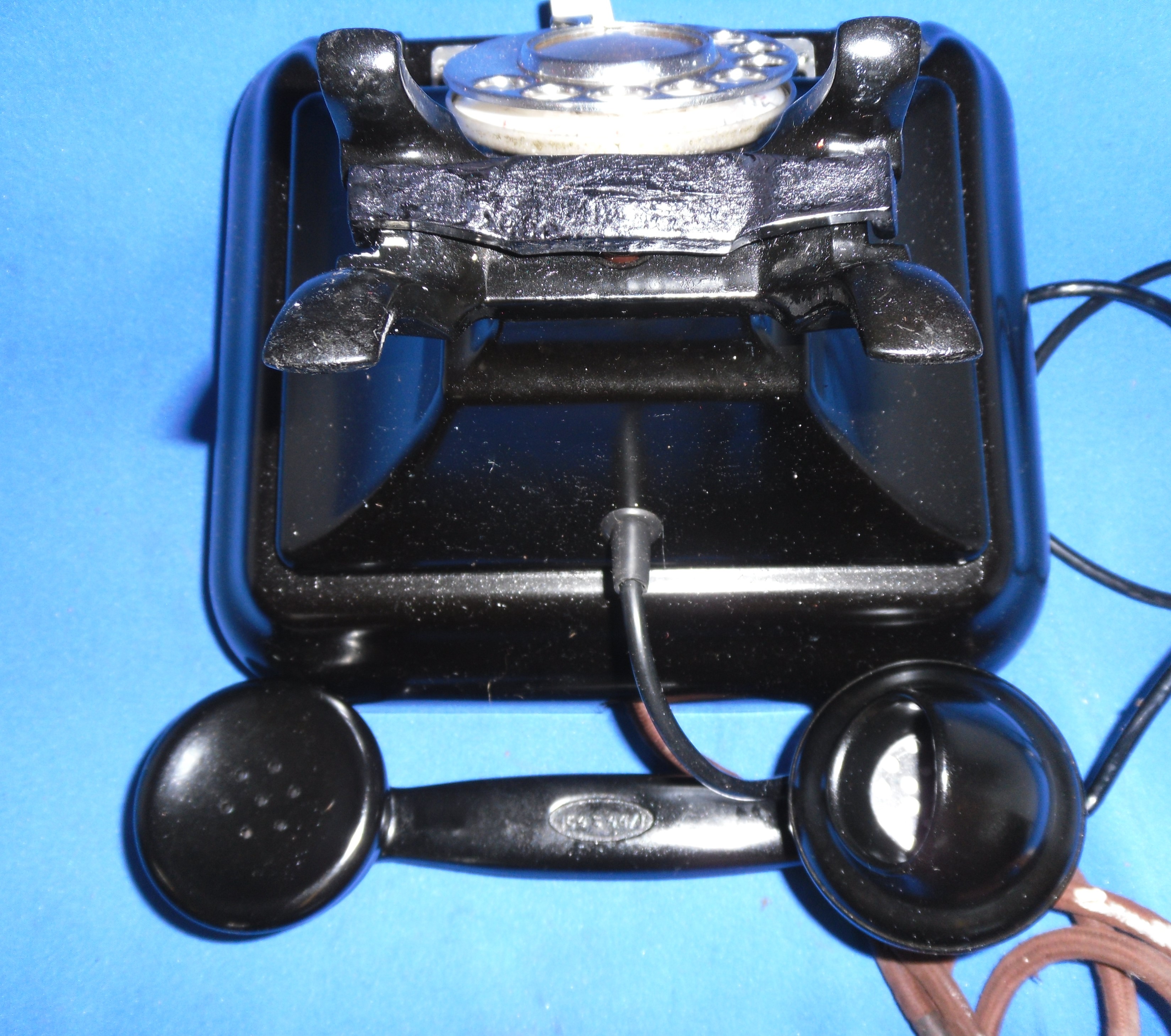 1930s Telephone Pyramid GPO King with Intercom Switching 232 Series Bakelite Telephone With Interco - Image 5 of 9