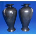 Pair of SHELLEY ENGLAND VASES