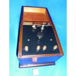 Antique Crystal Radio Believed a "The Post Office Box" Boxed Dr CECIL Crystal