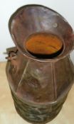 Vintage Fuel Oil Jug 1920's Can Racing Car Speed Pourer By Feaver Large 5 Gallon