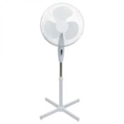 (D35) 16" Oscillating Pedestal Electric Fan 3 Speed Push Button Speed Control Cable Length Ap...