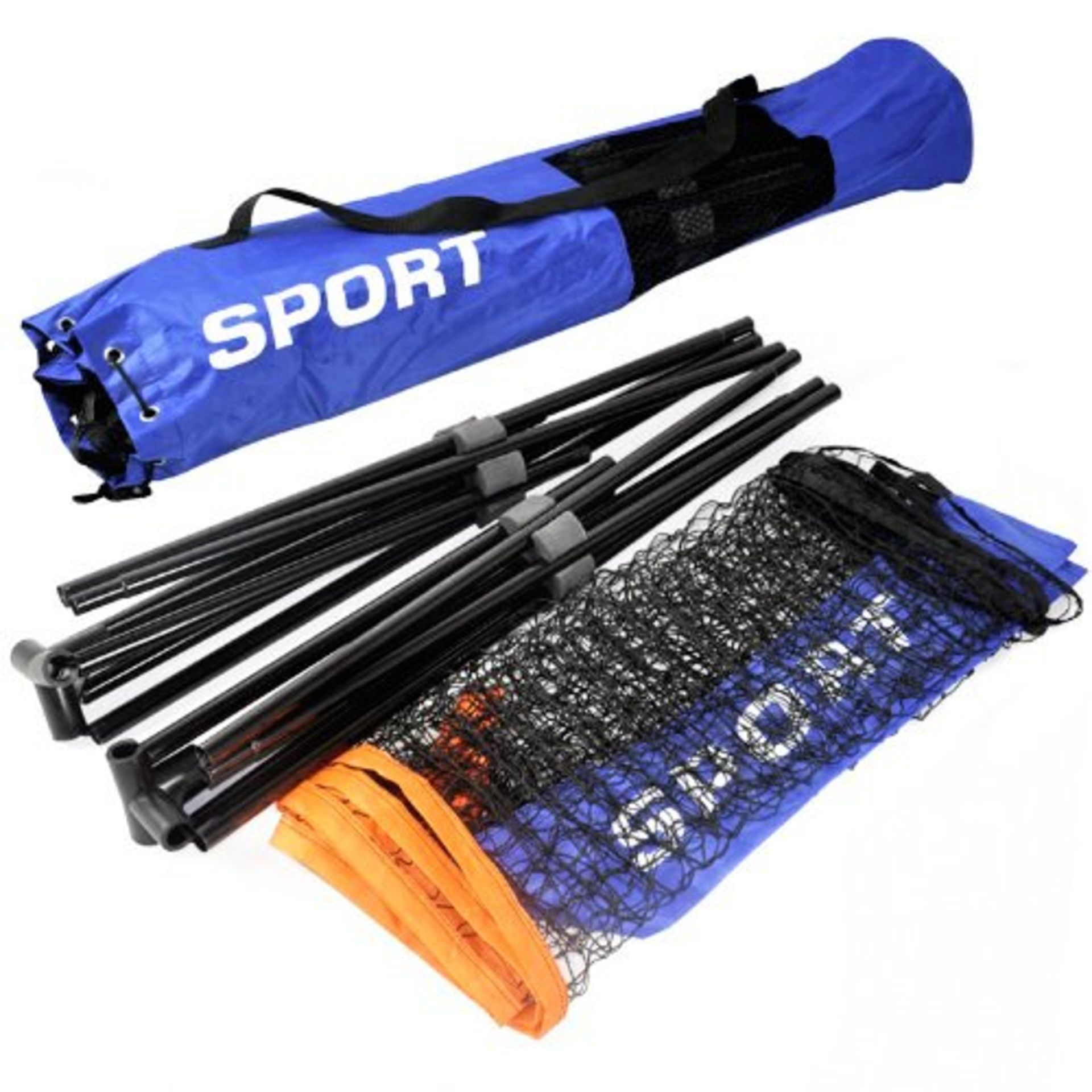 (G12) Large 5m Adjustable Foldable Badminton Tennis Volleyball Net Easy Fold Out Assmbly - F... - Image 3 of 3