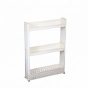 (LF187) 3 Tier Slide Out Kitchen Bathroom Storage Tower Shelf Organiser Make full use of ext...