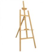 (G55) 5ft 1500mm Wooden Pine Tripod Studio Canvas Easel Art Stand High Quality Pine Wood Const...