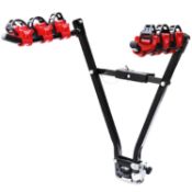 (G10) Universal 3 Bike Bicycle Tow Bar Car Mount Rack Stand Carrier Size: 70 x 47.5cm, Weigh...