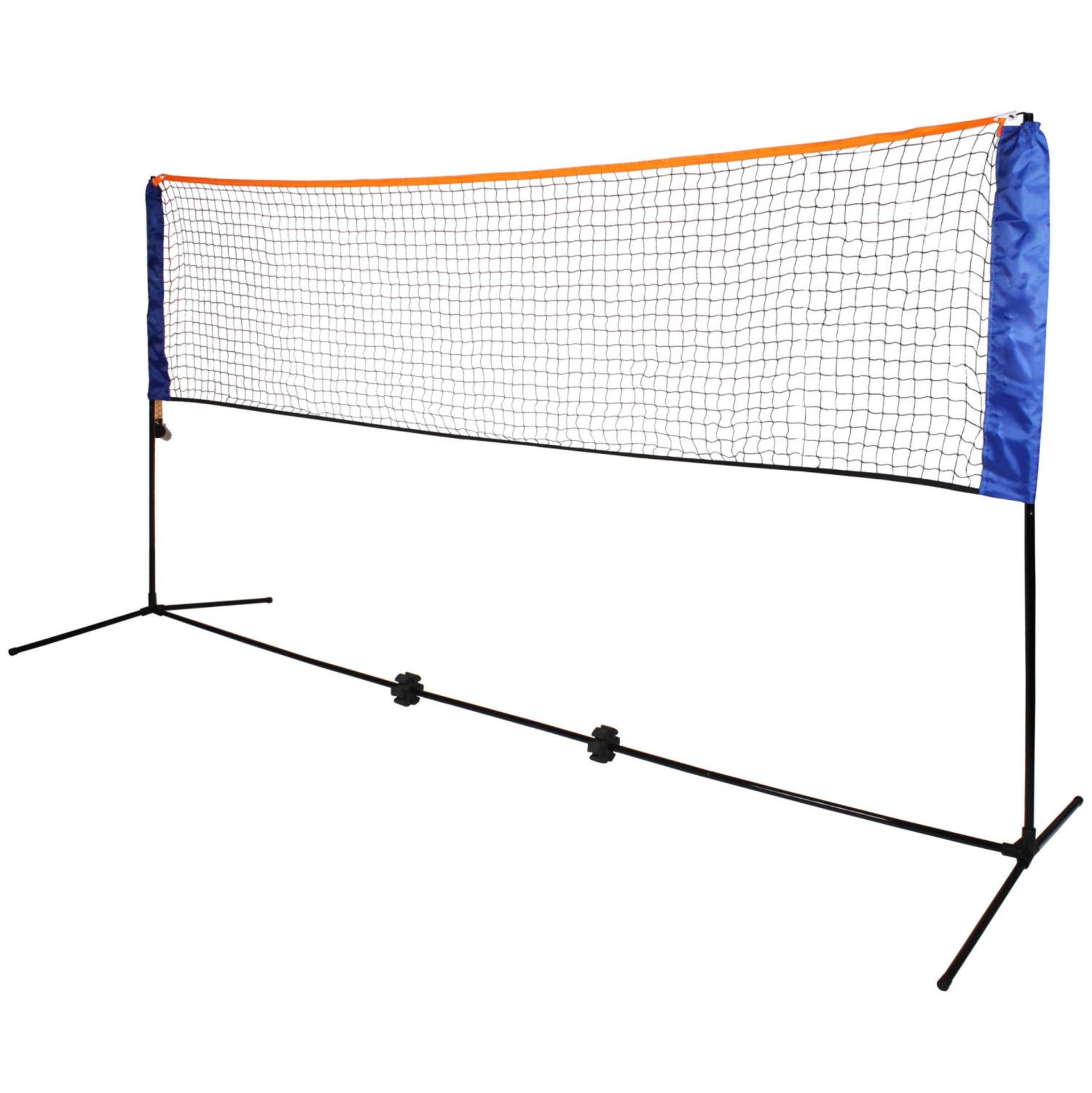 (G12) Large 5m Adjustable Foldable Badminton Tennis Volleyball Net Easy Fold Out Assmbly - F...