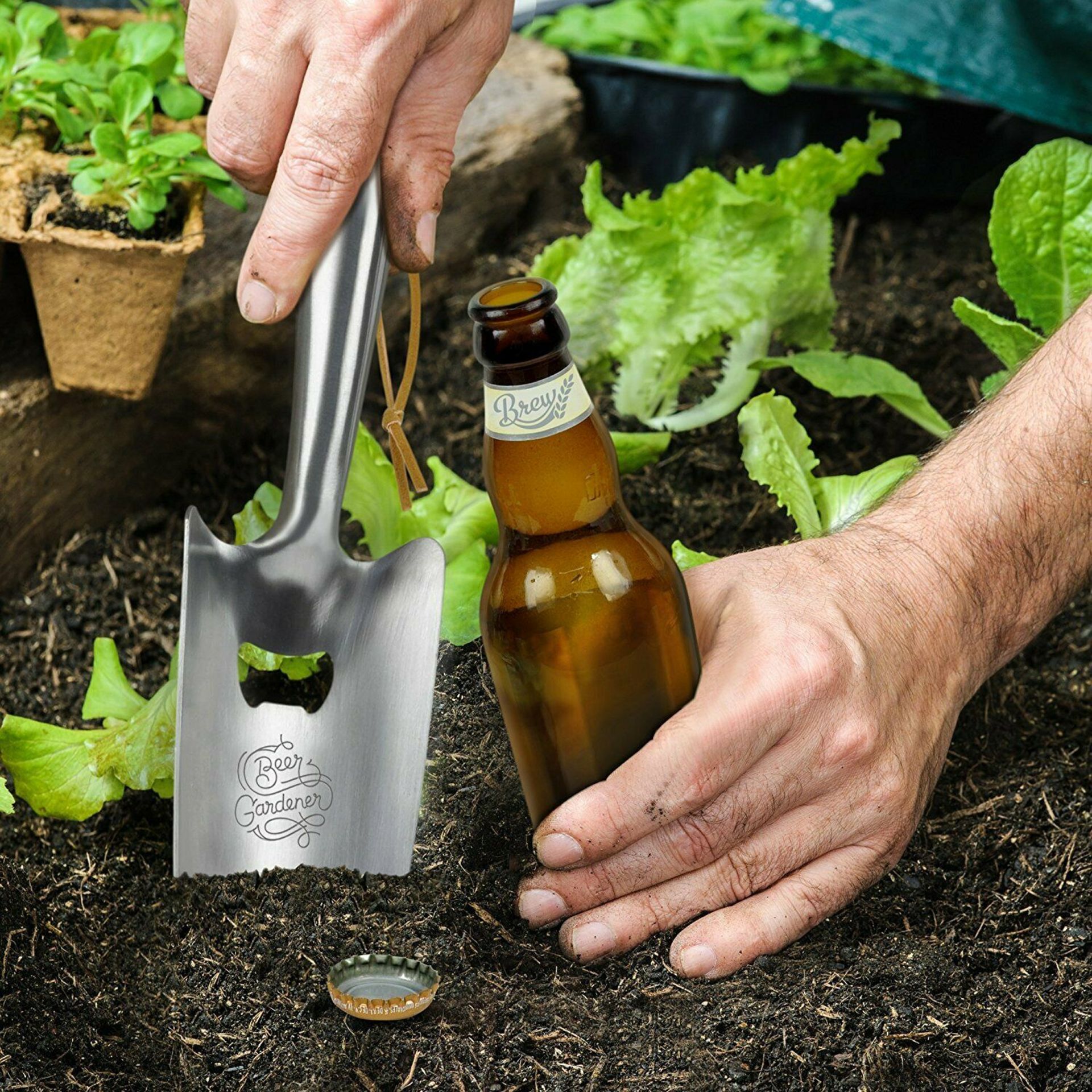 Beer Gardener - Novelty Garden Gift - 5 Units per Lot
