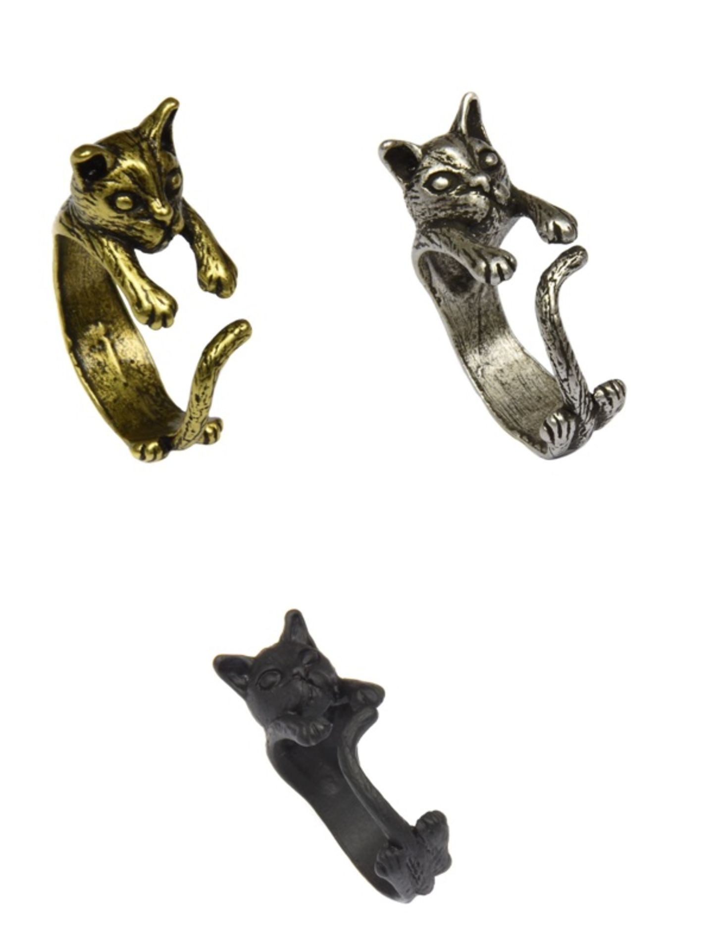 200+ Animal themed rings with velvet accessories bags - New - High Quality - Bild 6 aus 7